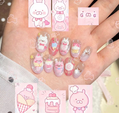 Chiikawa Sweet Treats Nails [Handmade]